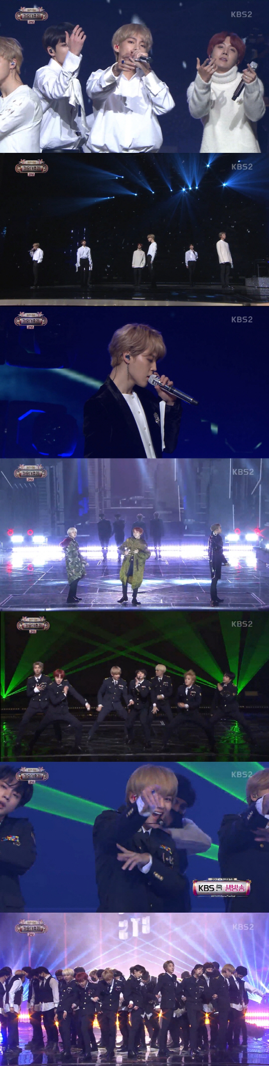 [2017 KBS 가요대축제] '이 라이브 실화냐' 방송으로 만난 방탄소년단 '윙스투어'