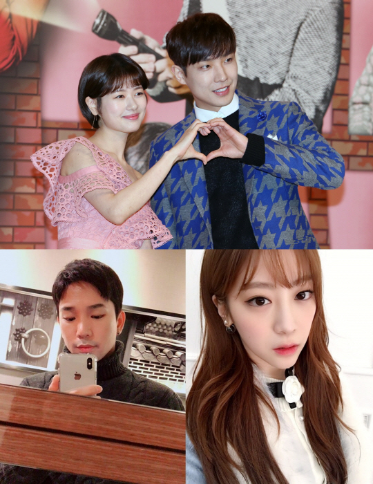 이준-정소민, 지오-최예슬/사진=서경스타DB, 지오·최예슬 SNS