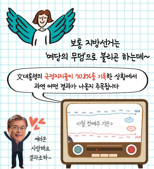 [카드뉴스] 6.13 지방선거 관전포인트 '한방에 뽀개기'