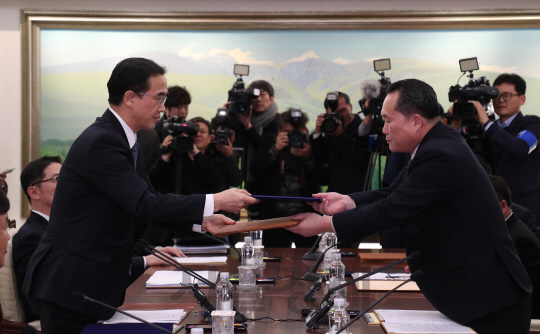 北 고위대표단 평창 파견·남북 군사회담 개최 합의