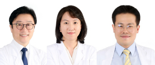 우정택(왼쪽부터)·전숙·이상열 경희대병원 내분비대사내과 교수