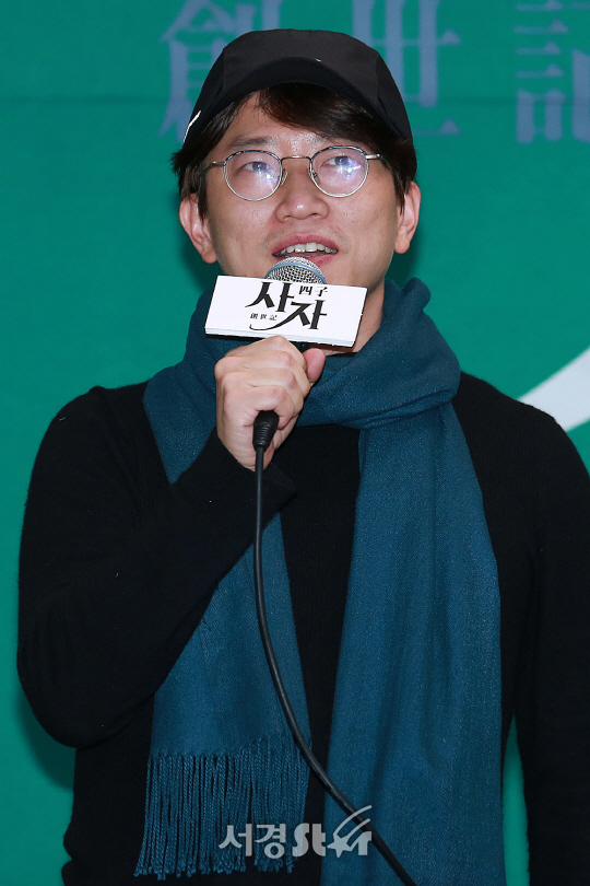 장태유 감독이 11일 오후 대구 수성구 호텔 인터불고엑스포에서 열린 드라마 ‘사자(四子:창세기)‘ 기자간담회에 참석했다.
