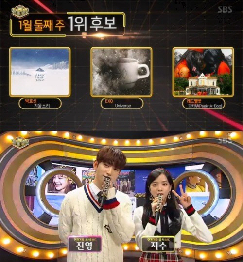 ‘인기가요’ 이번 주 새로운 1위는 누가? ‘EXO’ VS ‘레드벨벳’ VS ‘박효신’