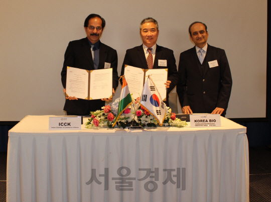 韓·印 바이오산업 협력 업무협약