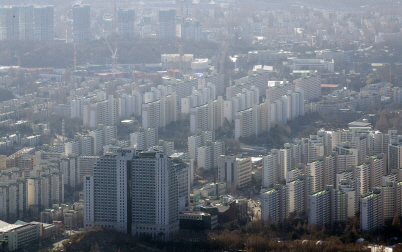 서울 강남의 아파트 단지