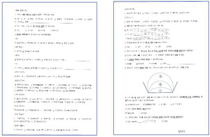 백반 메뉴에 대한 고객조사 설문지