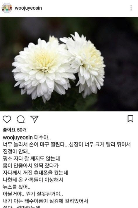 故 전태수 애도, 조민아 “남 욕 하느라 버려지고 있는 본인들 인생 좀 챙기세요”