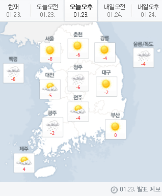 [오늘 오후 날씨]낮 최고 기온이 서울 -9도? ‘최강 한파’ 바람 거세게 불어 체감온도 크게↓