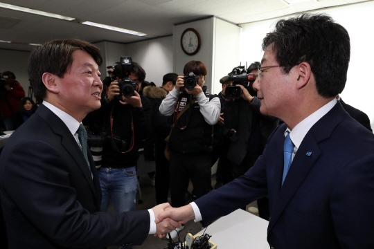 국민-바른 통합신당 지지율 16.4%...한국당 제치고 2위