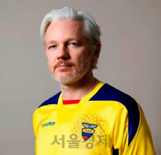 위키리크스 설립자 줄리안 어산지. /출처= 어산지 트위터