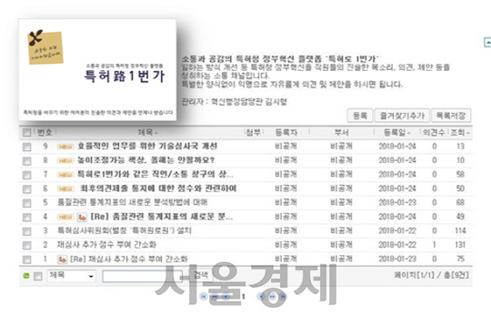 [서울경제TV] 특허청, 정부혁신 위한 열린토론회 개최