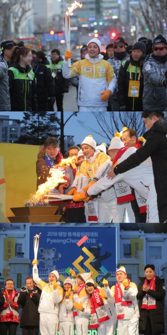 평창 동계올림픽, 장근석 ‘강원도’ 홍보대사 성화봉송 대미 “영광이고 기뻤다”