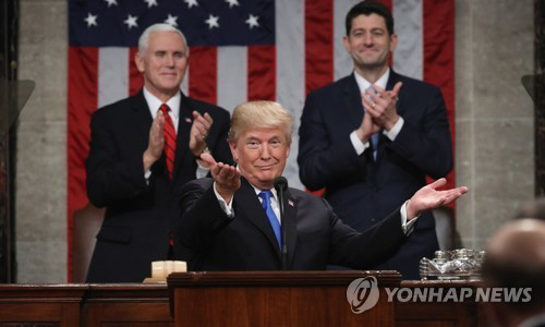 트럼프 “국정연설 좋은 평가에 감사…역사상 가장 많이 시청”