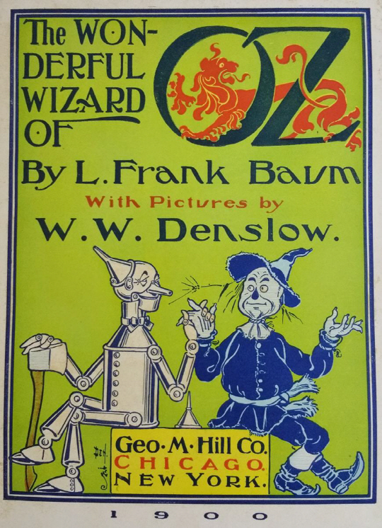 1900년 출판된 ‘오즈의 마법사’ 초판 표지.