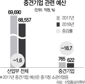 0615A06 중견기업 관련 예산