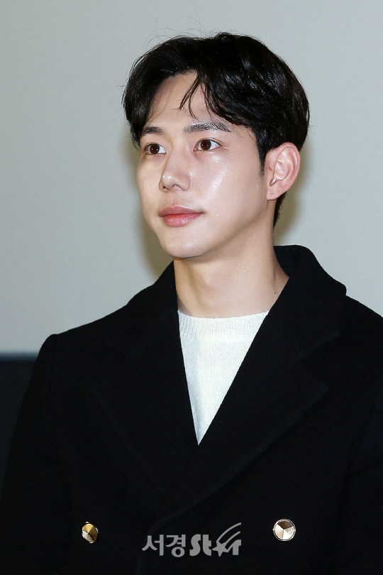 배우 진주형이 8일 오후 서울 송파구 롯데시네마 월드타워점에서 열린 영화 ‘라라’ 언론시사회에 참석했다.