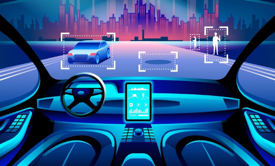 5G 네트워크는 자율주행 자동차의 데이터 처리 속도에 결정적 역할을 한다.