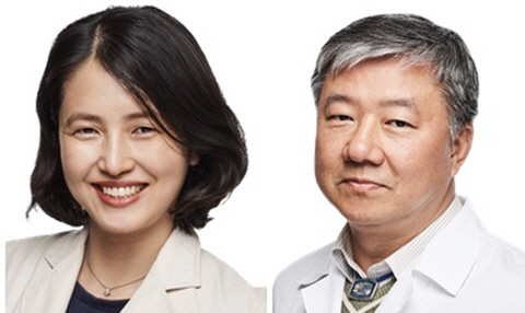이지현(왼쪽)·박영민 서울성모병원 피부과 교수