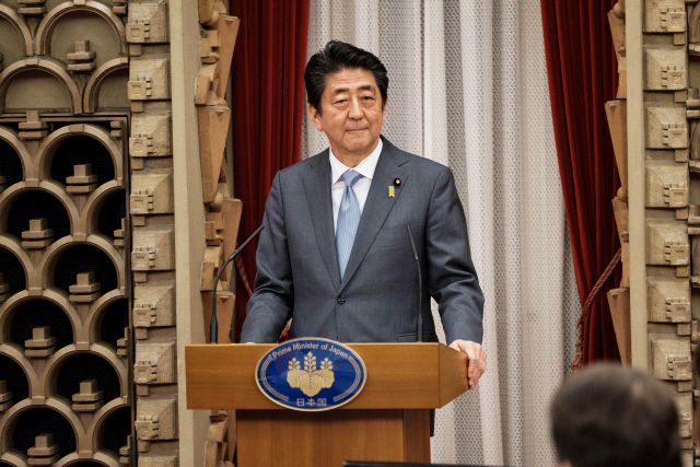아베 신조 일본 총리. /로이터연합뉴스