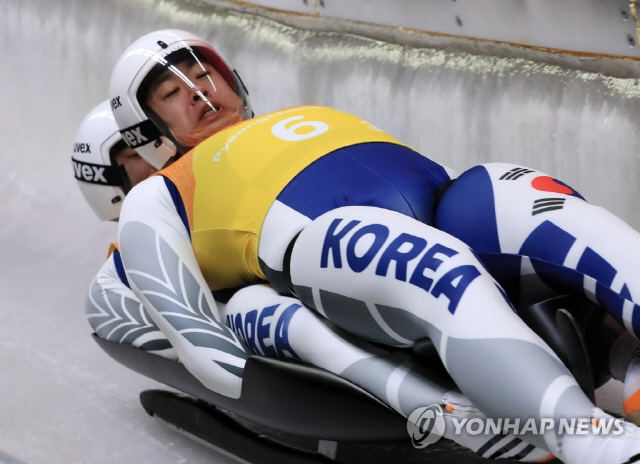 한국 루지 대표팀, 팀 계주 13개 출전팀 중 9위…독일 2연패