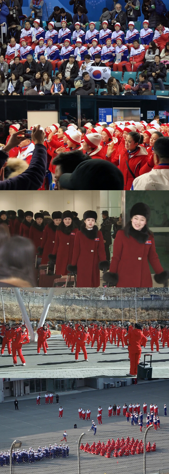 '탐사보도-세븐', 북한 응원단 밀착 취재..'삼엄함 속 미소'