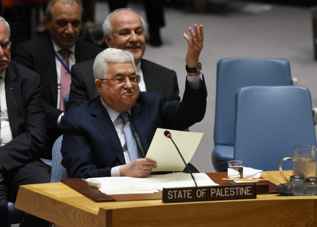 마무드 압바스 팔레스타인 자치정부 수반 /뉴욕=AFP연합뉴스