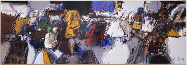 이두식 ‘환희’ 1988년작, 캔버스에 유채, 227x660cm /사진제공=국립현대미술관