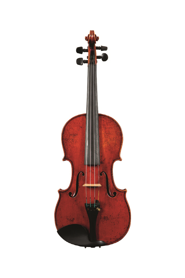 프랑스의 오노레 데라지가 1860년에 제작한 명품 바이올린이 추정가 2,000만~6,000만원에 오는 21일 경매에 출품된다. /사진제공=케이옥션