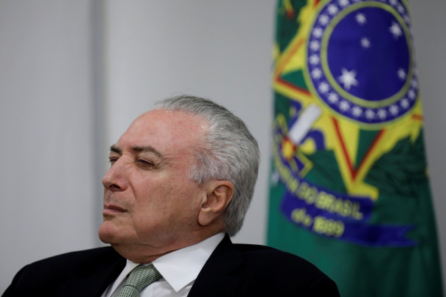 미셰유 테메르 브라질 대통령 /로이터연합뉴스