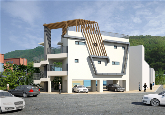 에너지 소모를 최소화할 수 있도록 설계된 ‘패시브하우스(Passive House)’형 편의시설이 이달 말 감천항에 들어선다./사진제공=부산항만공사