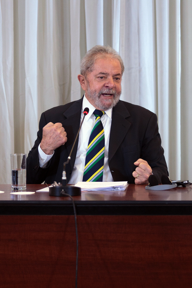 루이스 이나시우 룰라 다 시우바 전 브라질 대통령 /블룸버그통신
