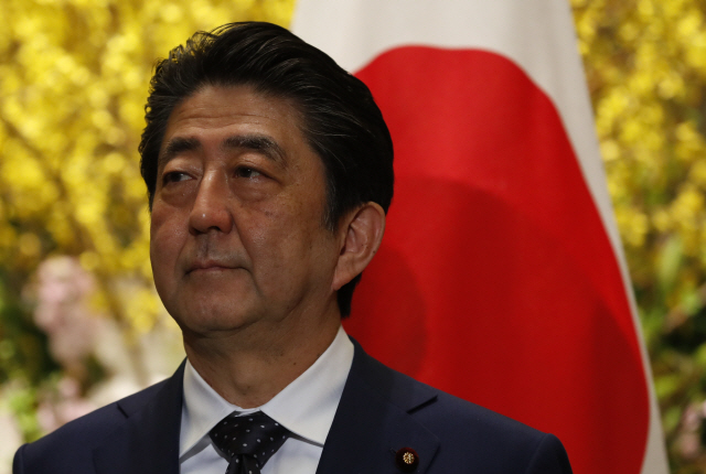 아베 신조 일본 총리. /AFP연합뉴스