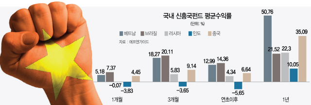 '신흥국 펀드 투자, 베트남으로 눈 돌려라'