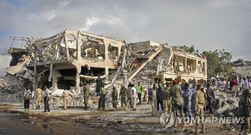 소말리아서 또 차량 폭탄테러…최소 14명 사망·10명 부상