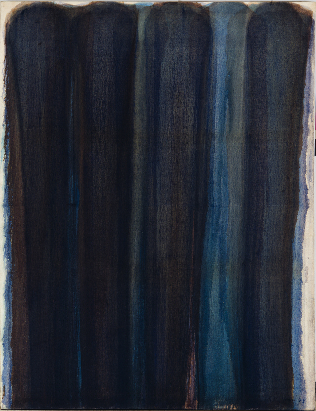 윤형근 ‘청다색’ 1973년작, 181×139.5㎝ /사진제공=국립현대미술관