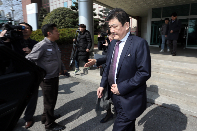 23일 중국 타이어업체 더블스타의 차이융썬 회장이 노조에 면담을 신청했으나 노조가 받아들이지 않아 서울로 발길을 돌렸다./연합뉴스