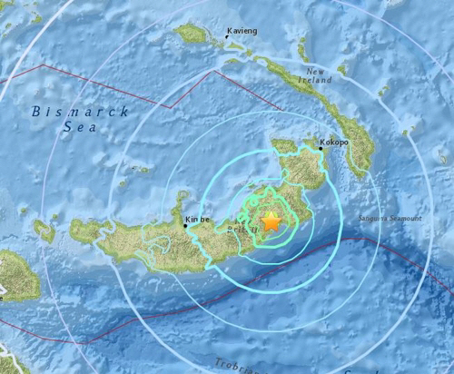 파푸아뉴기니서 규모 6.3 지진…“쓰나미 위험은 없어”