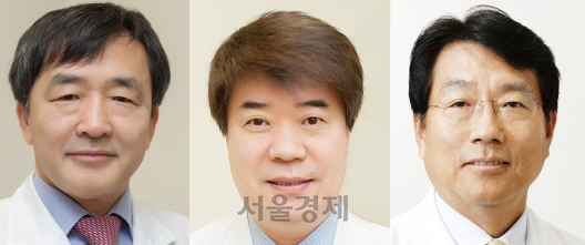 서울아산병원 김종성(왼쪽부터)·송재관·박승정 교수