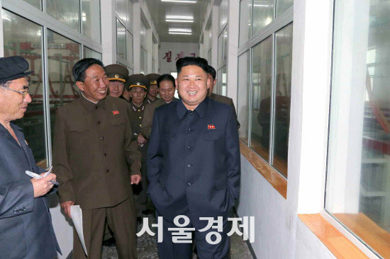 북한의 최고권력자인 김정은 노동당 위원장