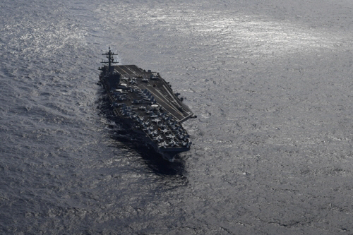 美 항공모함 루스벨트호, 한반도 포함한 7함대 작전구역 진입