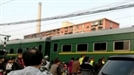 26일 베이징 시내에 도착한 ‘북한 1호열차’ / 사진=중국 웨이보