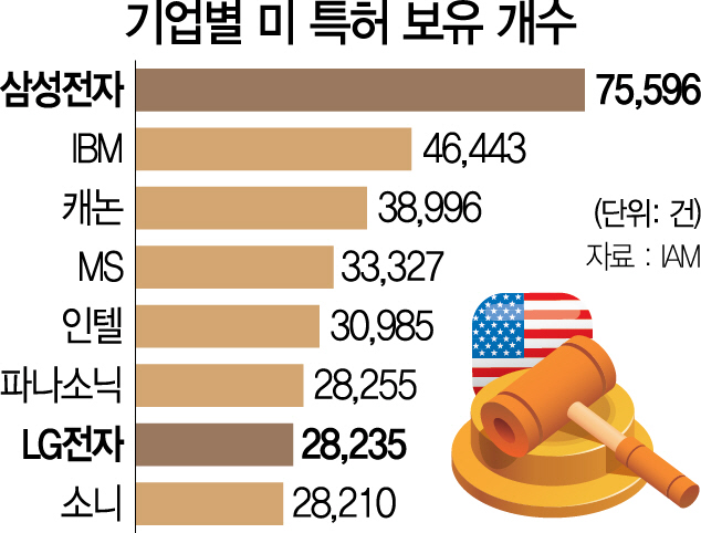 0215A12 기업별 미 특허 보유 개수