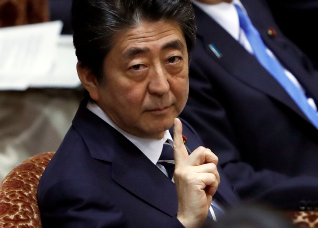 아베 신조 일본 총리. /도쿄=로이터연합뉴스