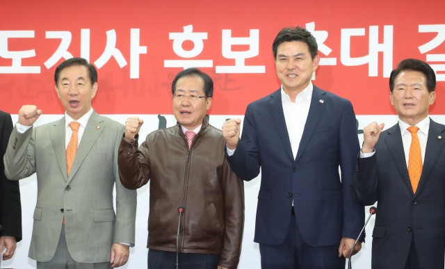 김태호 '경남의 올드보이'…한국당 경남지사 후보로 추대