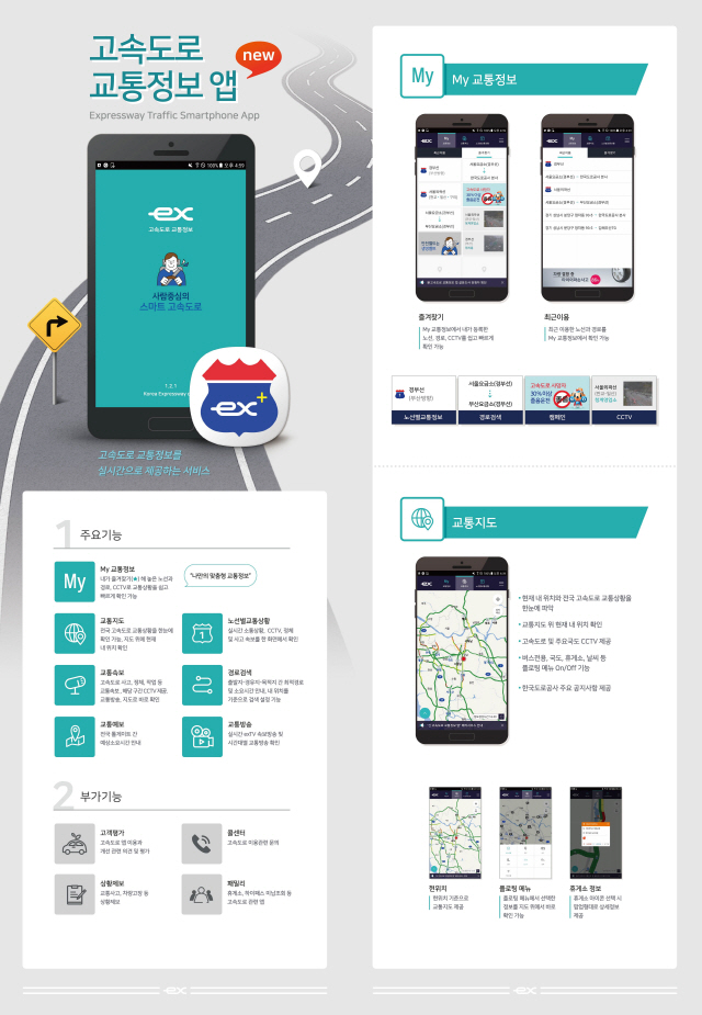 [공공기관 INSIDE]도공, ‘고속도로 교통정보’ 앱 업그레이드