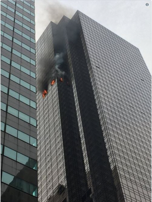 뉴욕 트럼프타워서 화재…수 명 다쳤다 · 공식 발표는 아직