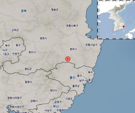 경주 지진, 지난 해 지진의 여진...최대 진도는 경북 울산