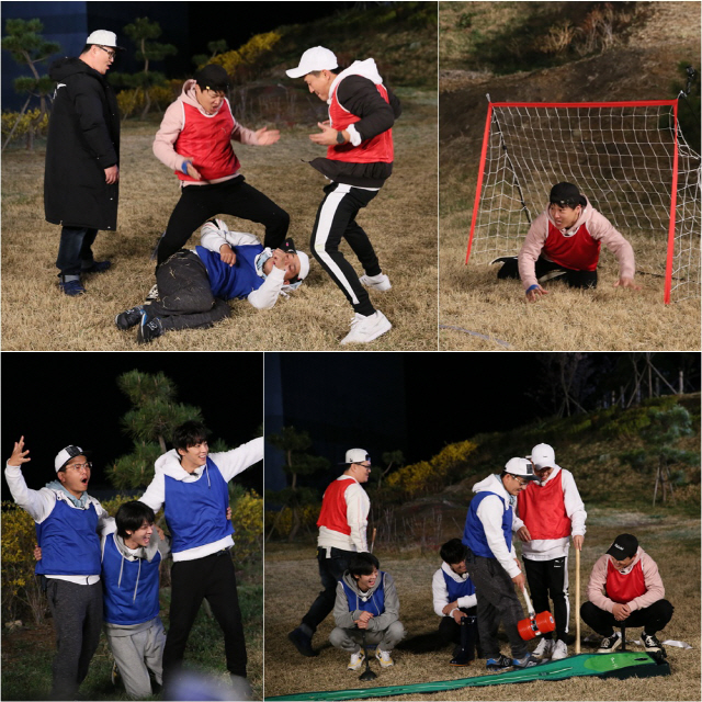 '1박 2일' 김준호vs행운 조작단, 벚꽃 올림픽 도전