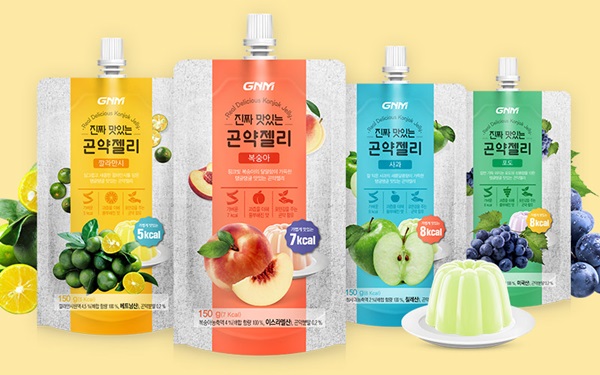GNM자연의품격, 과즙 담은 ‘진짜 맛있는 곤약젤리’ 4종 출시