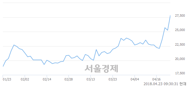 <유>쌍용양회, 전일 대비 8.71% 상승.. 일일회전율은 0.24% 기록